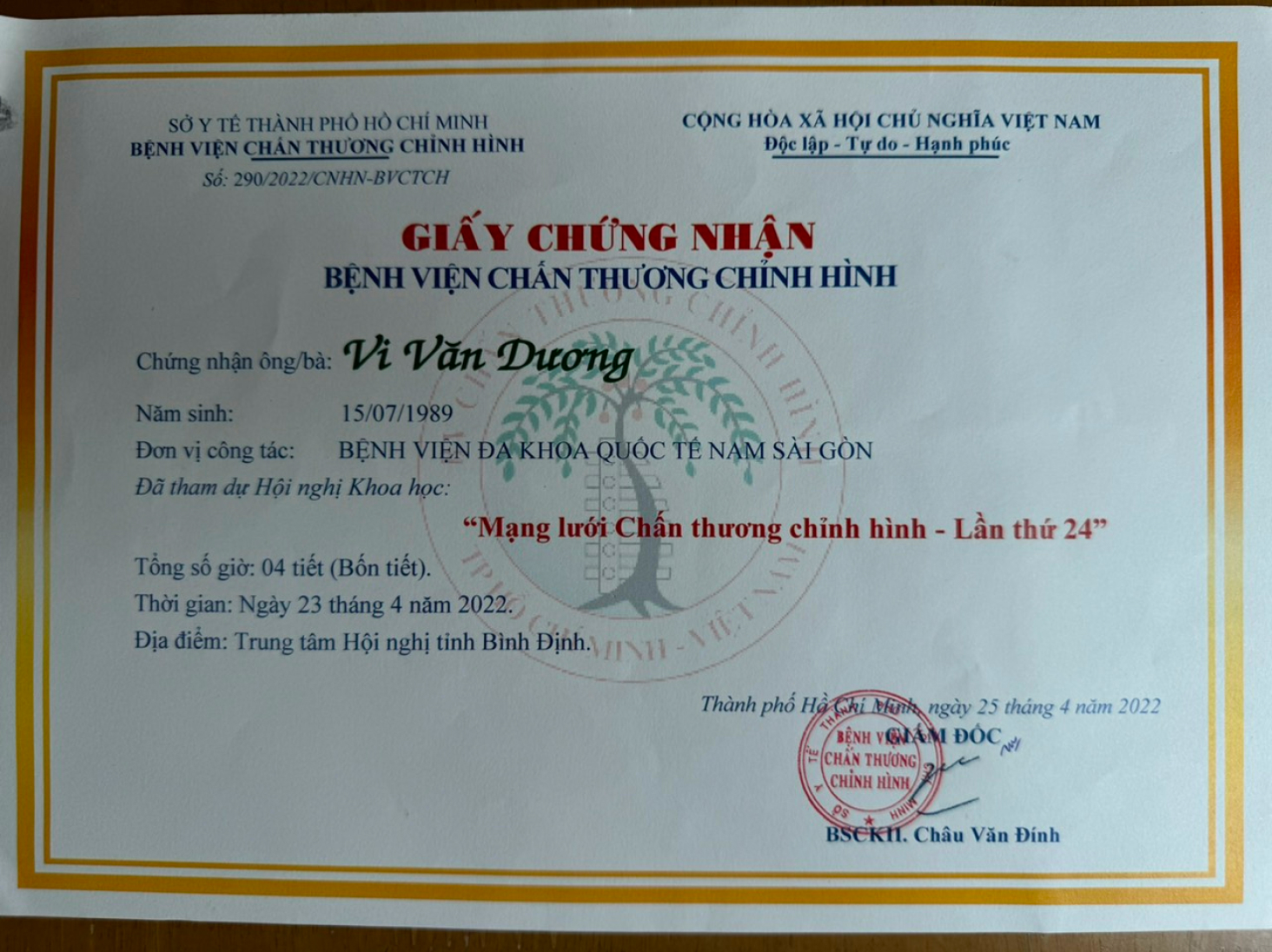 Bằng cấp 6